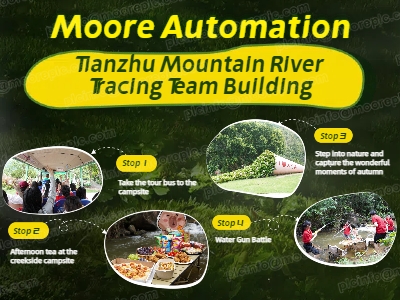 Das ruas da cidade aos riachos da montanha: o retiro de outono da Moore Automation