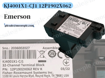 Bloco de terminais Emerson KJ4001X1-CJ1 12P1902X062 - A solução definitiva de 32 canais para conectividade industrial