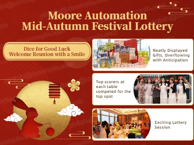 Dados para Boa Sorte, Reencontro Bem-Vindo com um Sorriso – Loteria do Festival do Meio Outono da Moore Automation