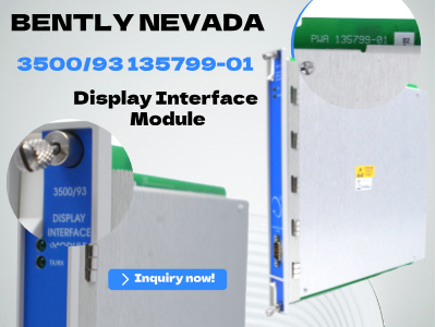 Módulo de interface de exibição Bently Nevada 3500/93 135799-01